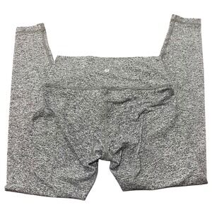 Lululemon Wunder Under HR‎ Tight 28" Leggings Size 8 Gray Athletic Yoga Run